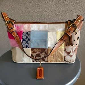 Coach patchwork mini purse